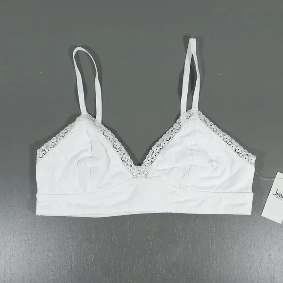 NWT Jenni On Repeat Bright White Bralette - Picture 2 of 16